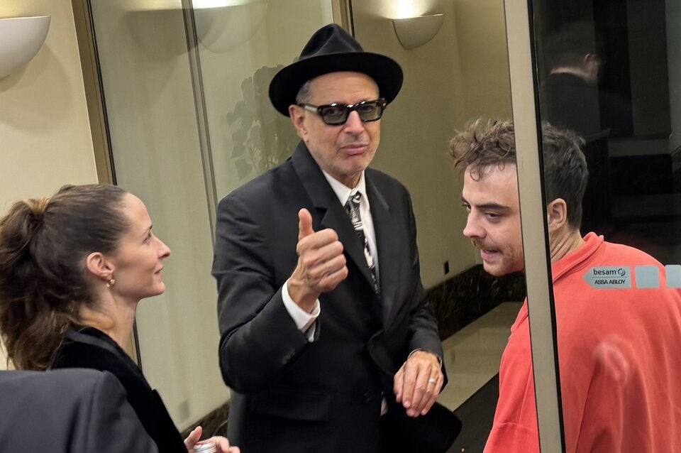 Schnitzel und Selfie-Alarm um Hollywood-Star Jeff Goldblum in Wien