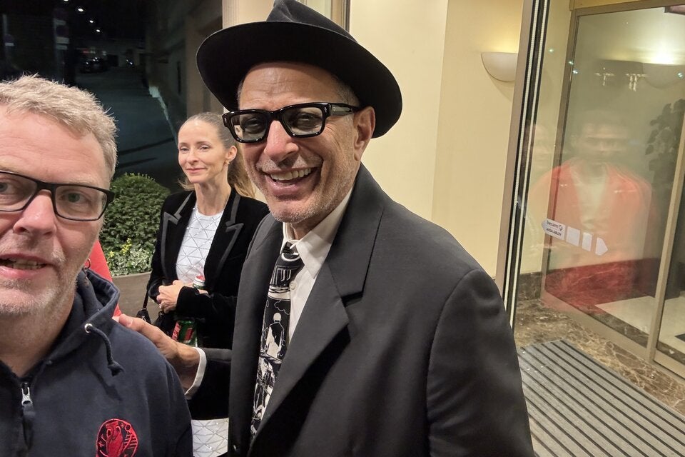 Schnitzel und Selfie-Alarm um Hollywood-Star Jeff Goldblum in Wien