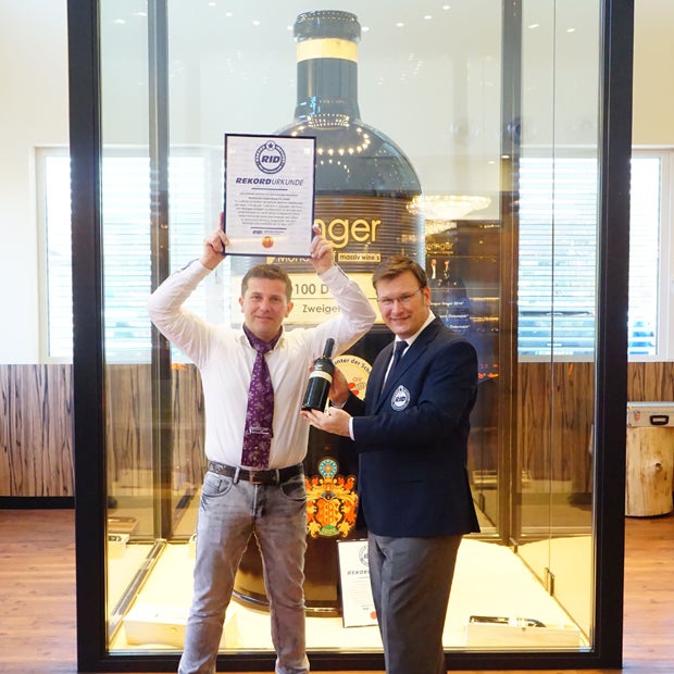 Größte Weinflasche