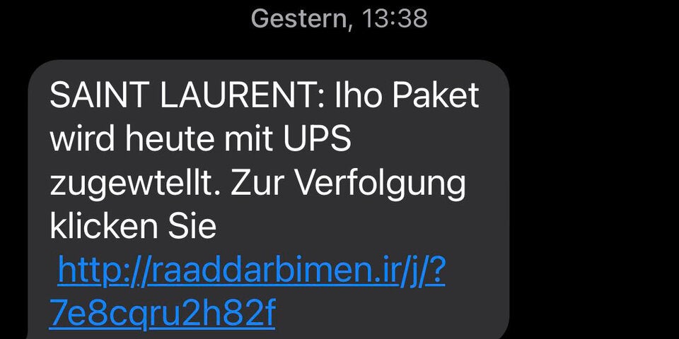 Behörden warnen vor Betrugs-SMS