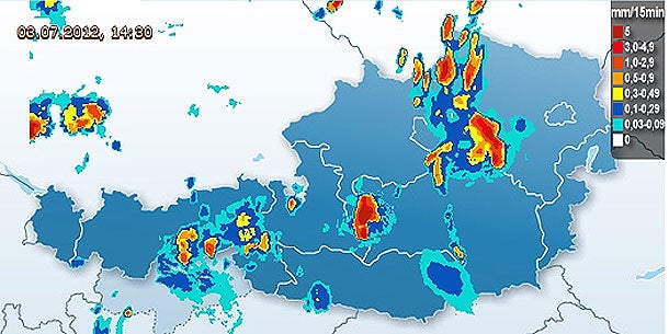 Heftige Unwetter überrollen Österreich