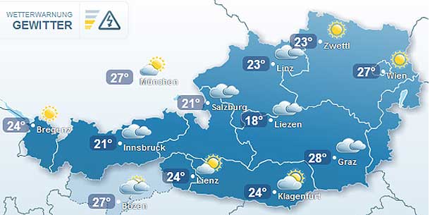 Auf Gluthitze folgt Donnerwetter