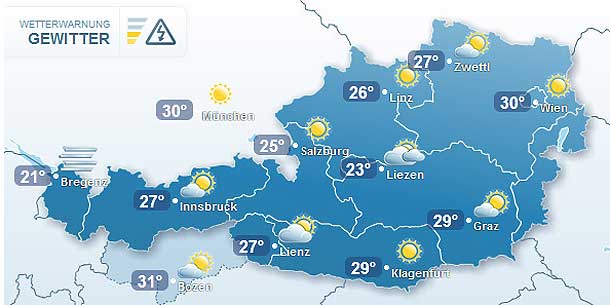 Auf Gluthitze folgt Donnerwetter