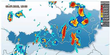 Heftige Unwetter überrollen Österreich
