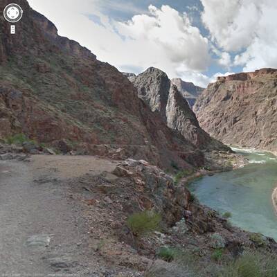 Grand Canyon in Google Maps