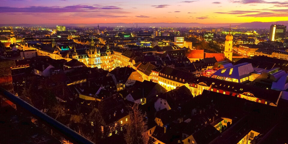 Graz bei Nacht