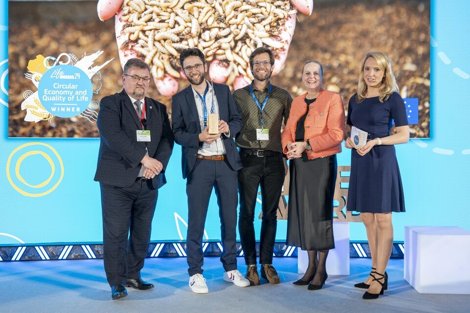 EU LIFE Award Umweltpreis wurde vergeben durch die CINEA larven