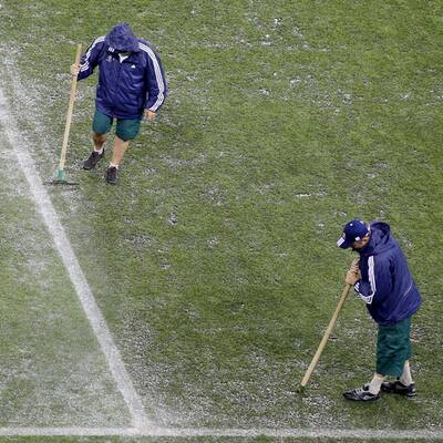 Unwetter-Chaos bei Ukraine - Frankreich