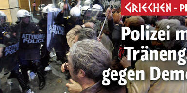 Polizei löste Protest mit Tränengas auf