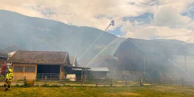 Gro&szlig;brand in Lungau