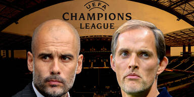 Manchester-City-Coach Pep Guardiola und Chelsea-Trainer Thomas Tuchel