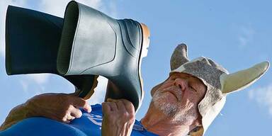 Gummistiefelweitwurf-Meisterschaft