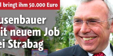 Gusenbauer macht Karriere bei Haselsteiner