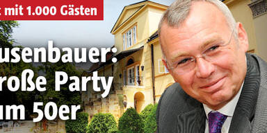 Ex-Kanzler Gusenbauer feiert zum 50er