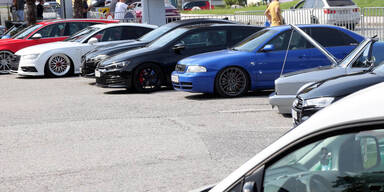 Gutunte Autos beim GTI-Treffen