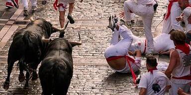 Mindestens sechs Verletzte bei erster Stierhatz in Pamplona