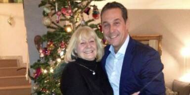 HC Strache mit Mutter Marion