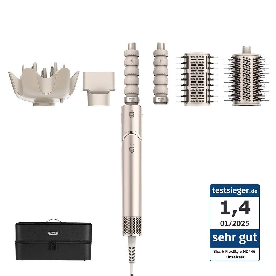 Shark FlexStyle 5-in-1 Haarstyler und -trockner - Stone HD446SLEUREFA 