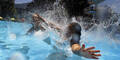 Wetter Sommer Schwimmen
