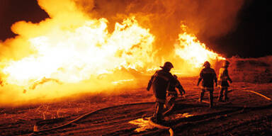 Schilfbrand - FF Oggau/Traurig