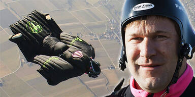 Schweizer überquerte Alpen im freien Fall