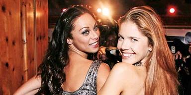 Lilly Becker (L) & Victoria Swarovski