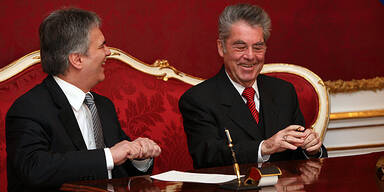 Heinz Fischer / Werner Faymann / Angelobung