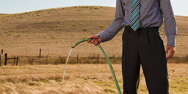 Dürre Wasserknappheit