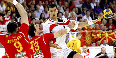 Handball Herren ÖSTERREICH MAzedonen