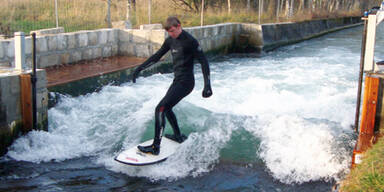 Stehende Welle Surfen Salzburg