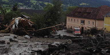 Mure verwüstet St. Lorenzen im Paltental