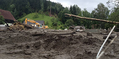 Mure verwüstet St. Lorenzen im Paltental