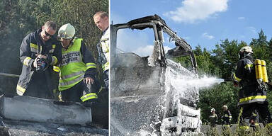 Totalsperre der A21 nach Lkw-Brand
