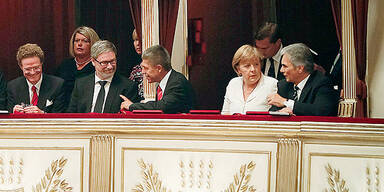 Euro-Gipfel mit Oper und Sachertorte