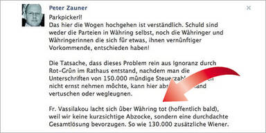 ÖVP-Politiker wünscht Vassilakou den Tod