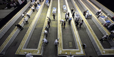 Längste Creme-Schnitte der Welt in Genf