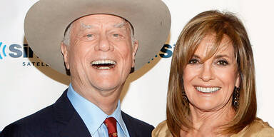 Larry Hagman, Linda Gray