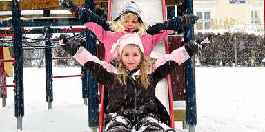 Kinder Schnee Winter