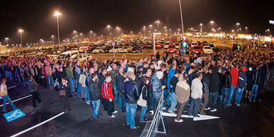 Shopping Schlange Einkaufen