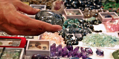 Halbedelsteine / Aquamarin / Topas / Amethyst