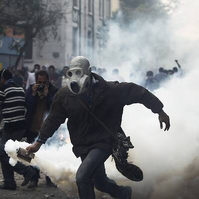 Demonstranten fordern mehr Demokratie