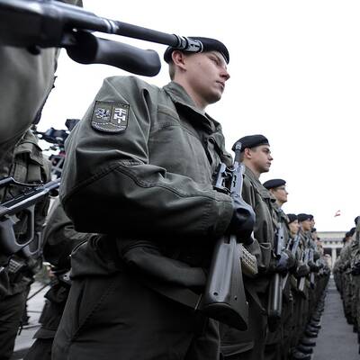 Vorbereitungen für Bundesheer-Schau