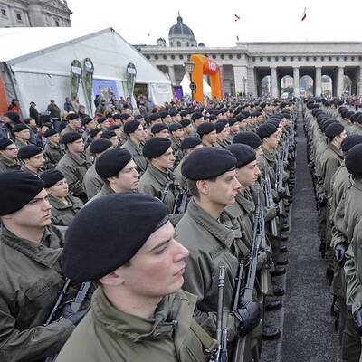 Vorbereitungen für Bundesheer-Schau
