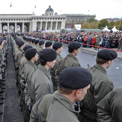 Vorbereitungen für Bundesheer-Schau
