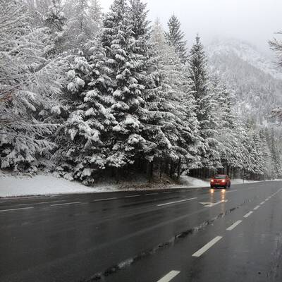 So verschneit ist Österreich: Wien-Umgebung