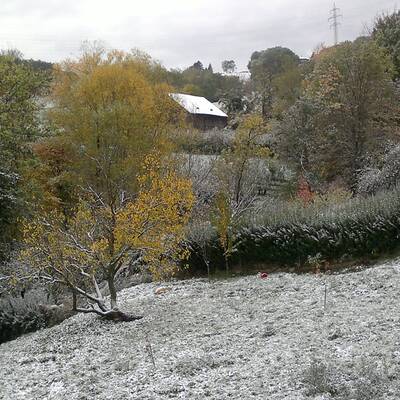 So verschneit ist Österreich: Wien-Umgebung