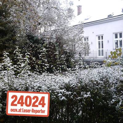 So verschneit ist Österreich: Wien-Umgebung