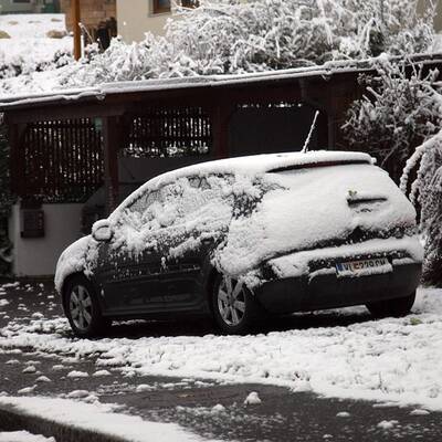 So verschneit ist Österreich: Wien-Umgebung