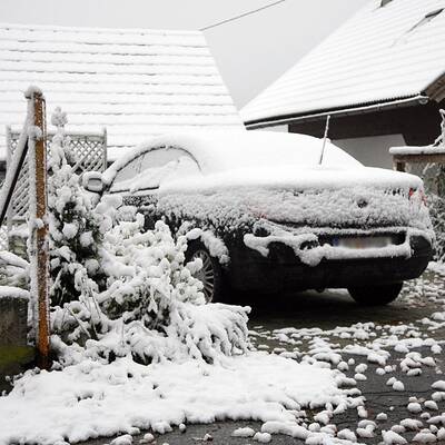 So verschneit ist Österreich: Wien-Umgebung