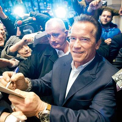 Arnold Schwarzenegger on tour
